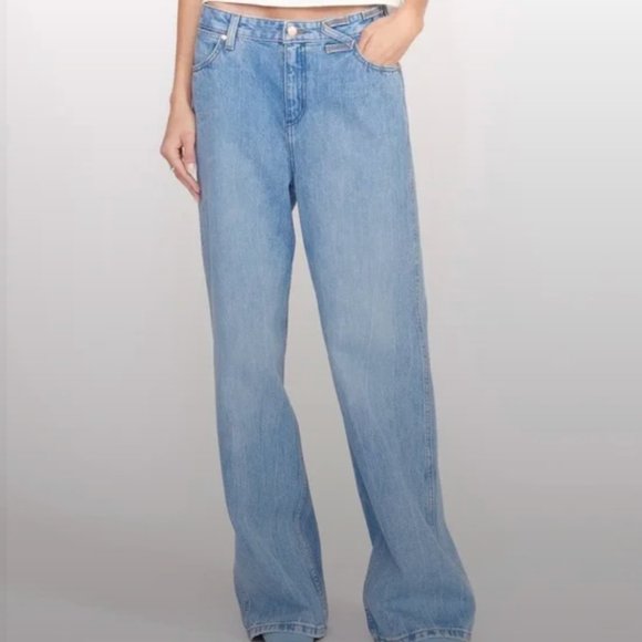 STAUD x Wrangler The Loose Denim Size 27 - Picture 1 of 11